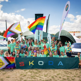 Škoda promuje różnorodność na tegorocznym Festiwalu Prague Pride