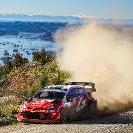 Oliver Solberg ma 19,1 s przewagi w Rajdzie Chile. Toyota zajmuje całe podium